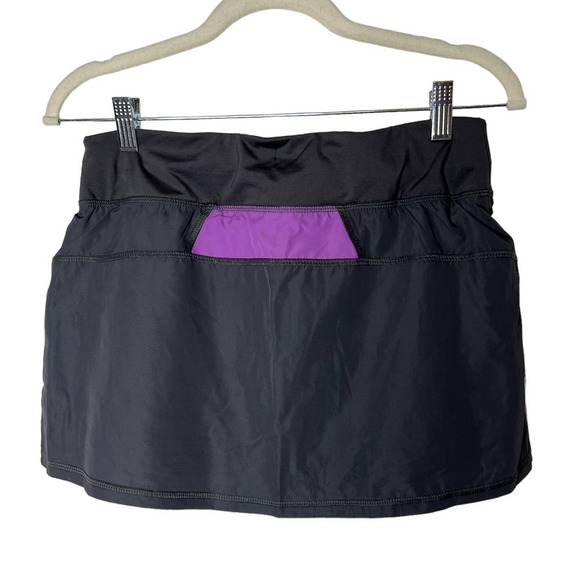 Champion Activewear Skort in Black with Purple Trim Size Small - Picture 3 of 7